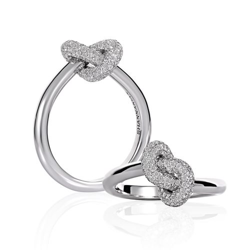 Diamond Knot Ring - Shannakian Fine Jewellery