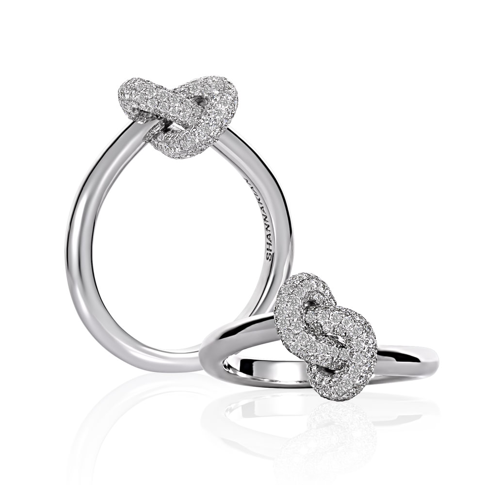 Diamond Knot Ring - Shannakian Fine Jewellery