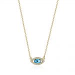 Diamond Evil Eye Necklace by Shananakian Fine Jewellery