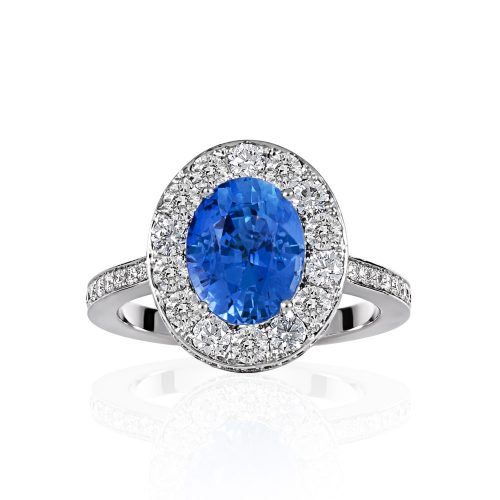 Diamond and Sapphire ring - Shannakian Fine Jewellery