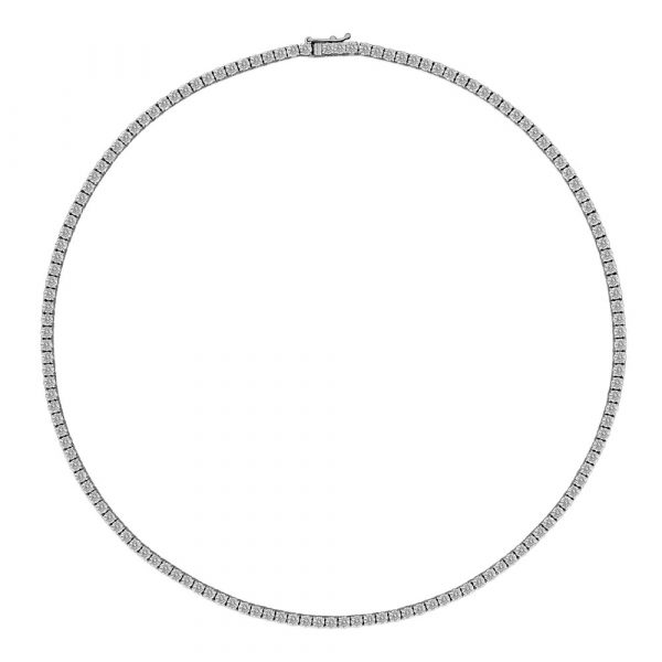 Diamond Tennis Necklace 7.0cts - Shannakian Fine Jewellery