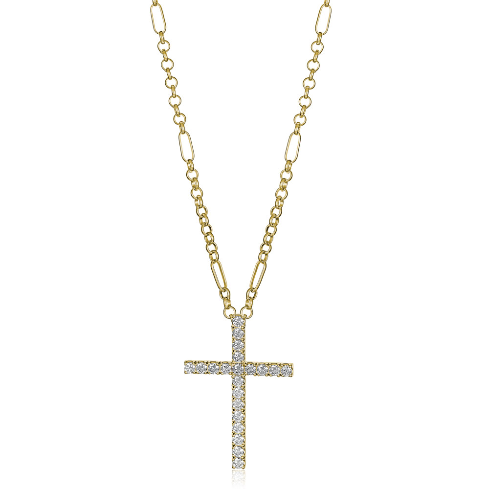 Diamond Cross Necklace - Shannakian Fine Jewellery