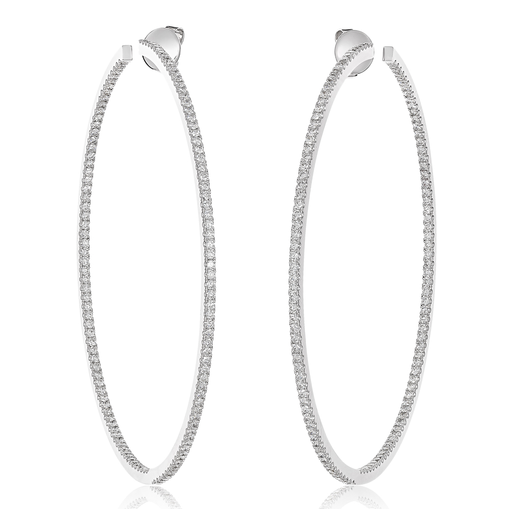 Big Hoop Earrings With Diamonds Buy Now Hotsell 53 OFF  wwwramkrishnacarehospitalscom
