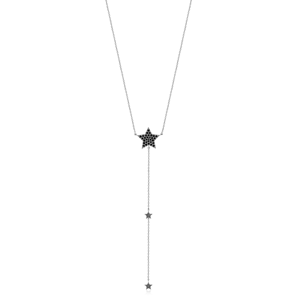 Black star outlet necklace