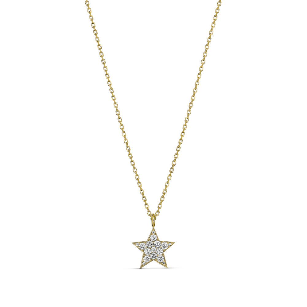 Shining Star Diamond Pendant Necklace - Shannakian Fine Jewellery