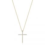 Shannakian Diamond Cross Necklace Medium