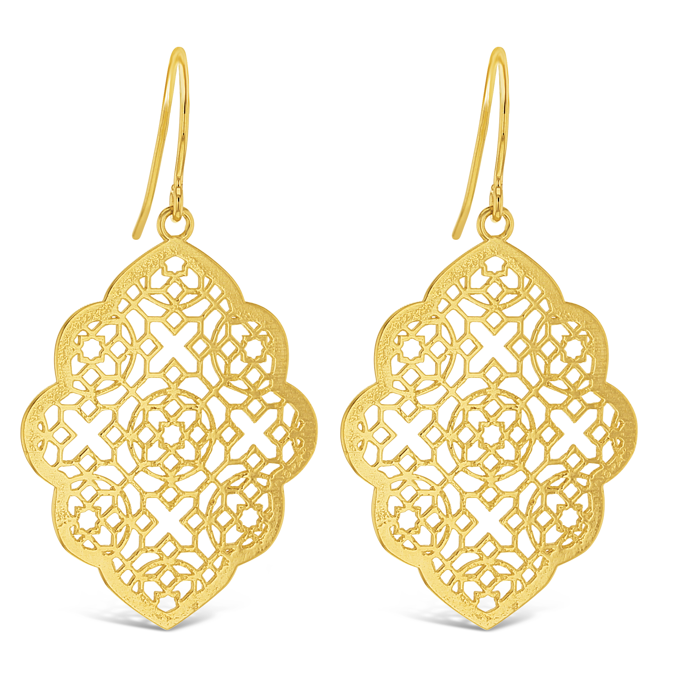 Buy Dual-Toned Earrings for Women by Malabar Gold & Diamonds Online |  Ajio.com